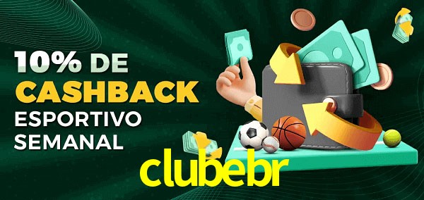 10% de bônus de cashback na clubebr